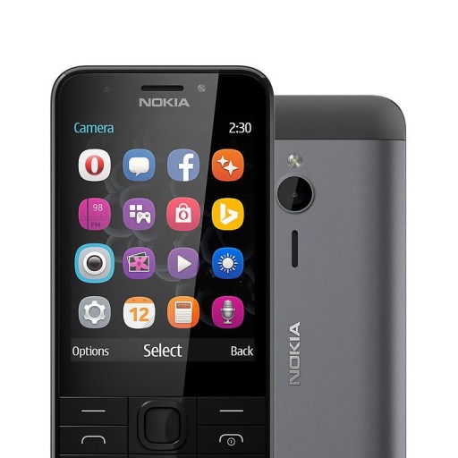 Мобильный телефон Nokia 230 с двумя SIM-картами и Bluetooth-камерой, радио