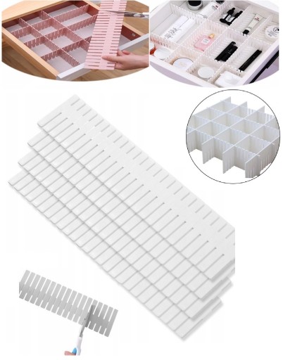 4x Organizer przegródka separator DO szuflady szafy biurka