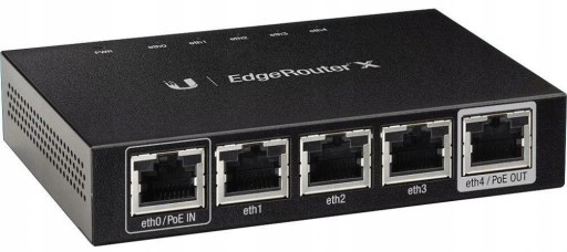 EdgeRouter X 5x1GbE Passive PoE ER-X
