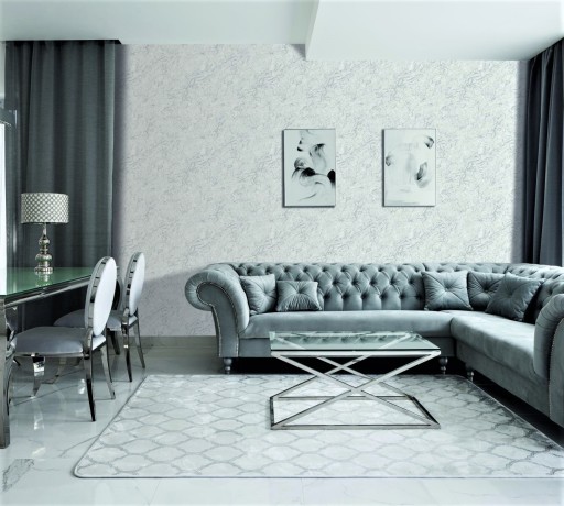 Обои MODERN CONCRETE PLASTER серебристые 21620-1