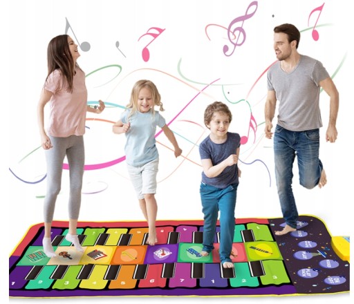 МУЗЫКАЛЬНАЯ ЭЛЕКТРОННАЯ ИГРА НА ПИАНИНО «DANCE MAT» ДЛЯ ВСЕЙ СЕМЬИ XXL