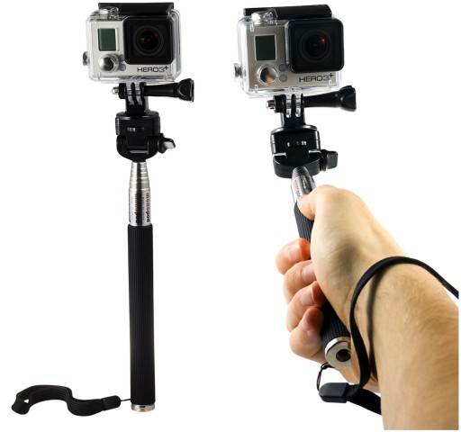Держатель монопода с телескопической рукояткой 110 для GOPRO HERO