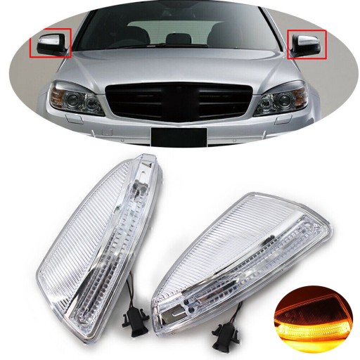 ПОВОРОТНИК HLI В ЗЕРКАЛЕ ДЛЯ MERCEDES W204 2048200721 ​​2048200821