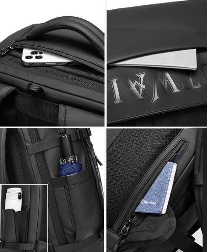 Рюкзак Outwalk 7799 для ноутбука 17,3 дюйма с USB-портом для багажа