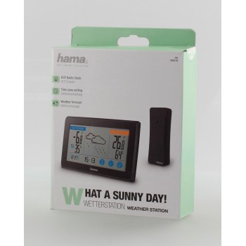 МЕТЕОСТАНЦИЯ HAMA TOUCH TOUCH + НАРУЖНЫЙ ДАТЧИК