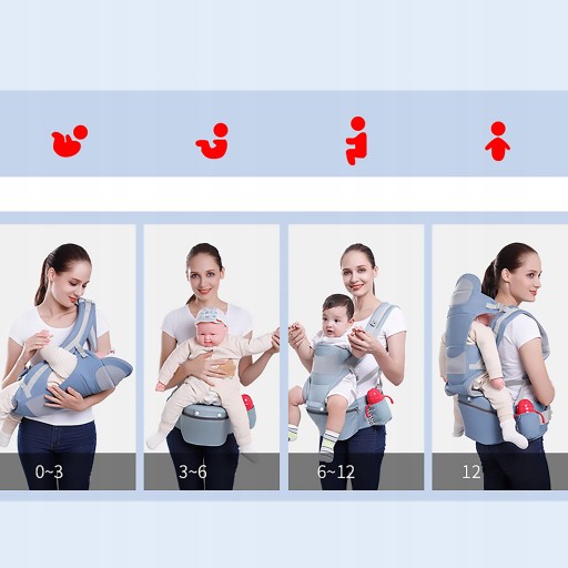 ПЕРЮЗЫКА 15 В 1 НАбедренная СУМКА 25 КГ СИДЕНЬЕ 0-4 ГОДА, ЧИСТЫЙ ХЛОПОК