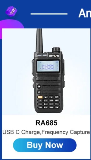 Радиостанция Retevis RA79 Walkie Talkie AM FM Airband