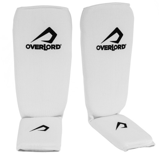 L Overlord щитки для голени, гибкие, белые