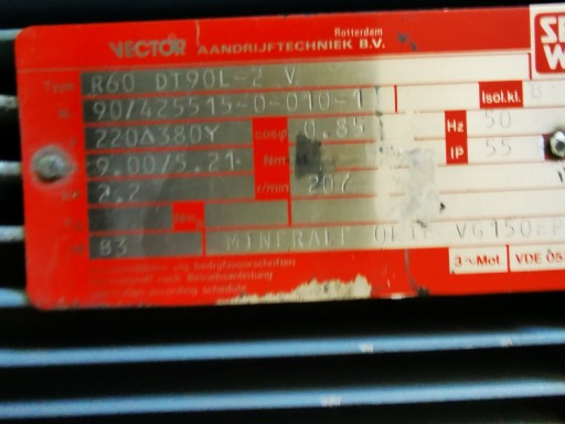 SEW A2E200 AA11 65 R60 DT90L мотор-редуктор 2 В