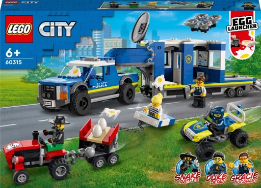 НАБОР МОБИЛЬНОГО КОМАНДНОГО ЦЕНТРА LEGO CITY 60315