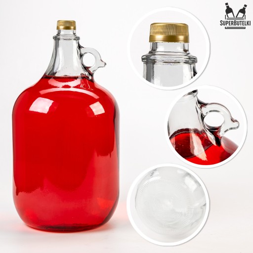 БУТЫЛКА ДЛЯ ЛИКЕРА GĄSIOR LADY BALLOON 5л С КРЫШКОЙ