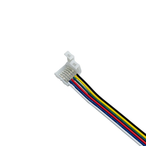 Разъем-переходник-папа RGBCCT 12мм 6PIN