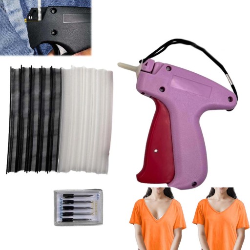 Stitchy Quick Clothes Fixer Łatwe oznaczanie ściegów Wygodna mini kołdra w kolorze różowym
