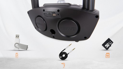 KARAOKE ZESTAW BEZPRZEWODOWY 2 MIKROFONY BLUETOOTH GŁOŚNIK PRZENOŚNY SUPER