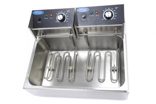 Frytkownica Elektryczna Olejowa 15L do 3kg Frytek 2 x 2500W Maxima 09365210