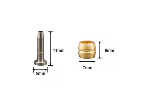 Oliwka i wkład do przewodu ham. SM-BH90 SHIMANO
