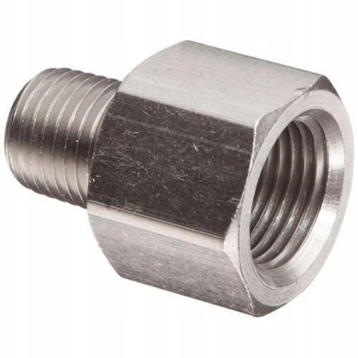 Переходной ниппель 3/8 x 1/4, резьба из нержавеющей стали, M/M
