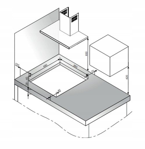 Zestaw AMICA ES06117B + AMGB20E2GB + PGCD6111AOB