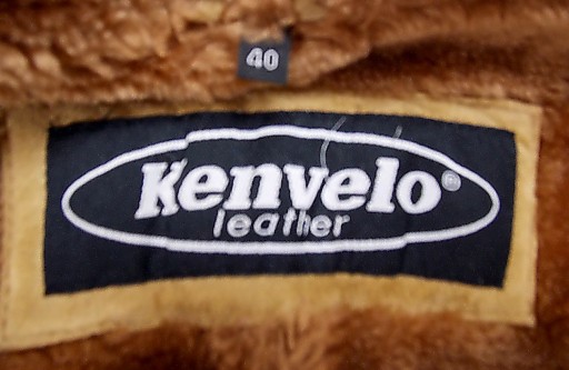 KENVELO женская кожаная дубленка длинная 40