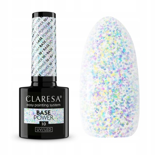 CLARESA BASE POWER БЕСКИСЛОТНАЯ ГИБРИДНАЯ БАЗА С ЧАСТИЦАМИ 10 5 мл