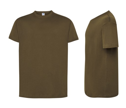 T-SHIRT MĘSKA koszulka bawełniana JHK TSRA-150 forest FG r. XS