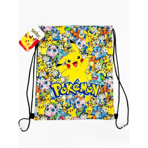 школьная сумка для обуви, тапочки, спортивный рюкзак POKEMON