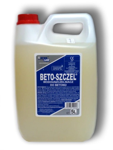 BETO-SZCZEL DOMIESZKA WODOUSZCZELNIAJĄCA BETON 5L