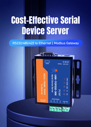 RS232 RS485 Преобразователь RS422 в Ethernet TCP232-306-USR
