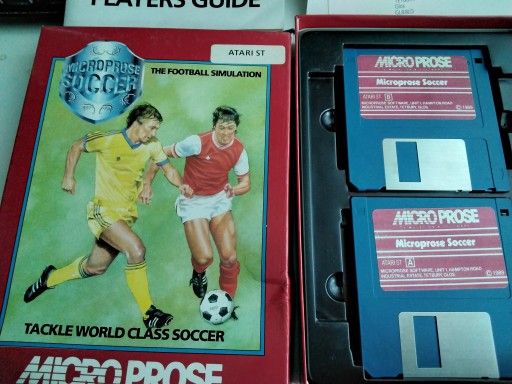 ATARI ST — MicroProse Soccer — 1989 BOX MicroProse