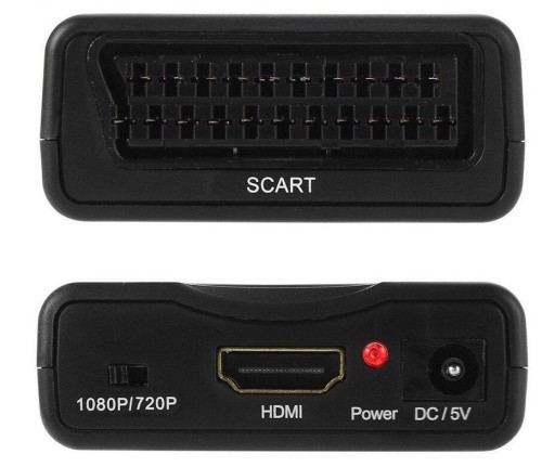 Европереходник SCART в HDMI для DVD-видеорекордера