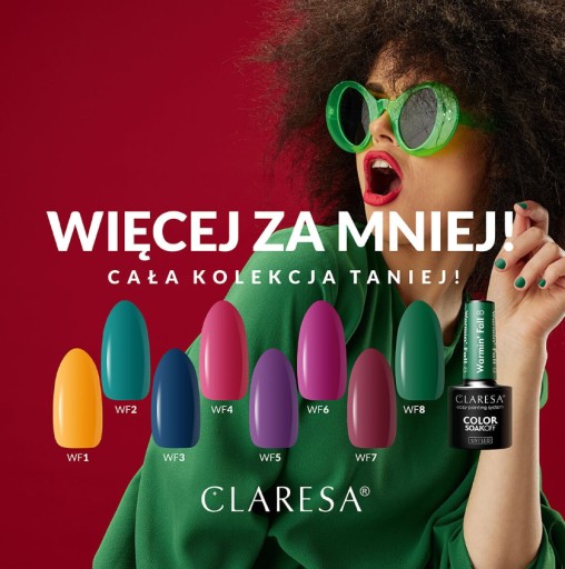 CLARESA WARMIN FALL ГИБРИДНЫЙ ЛАК ДЛЯ НОГТЕЙ ОСЕННЯЯ КОЛЛЕКЦИЯ + МАСЛО ДЛЯ КУТИКУЛЫ