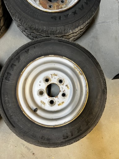 KOŁA FELGI DO PRZYCZEPY OPONY LETNIE 195/55 R10C