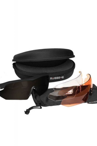 OKULARY ochronne Taktyczne Balistyczne SWISSEYE NIGHTHAWK Coyote Smoke