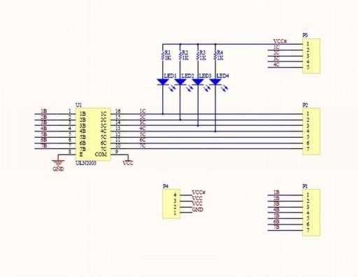 Модуль драйвера ULN2003 V3 для шаговых двигателей