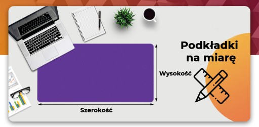 Trwała mata 100x50 kolorowa eko do pracy Fiolet