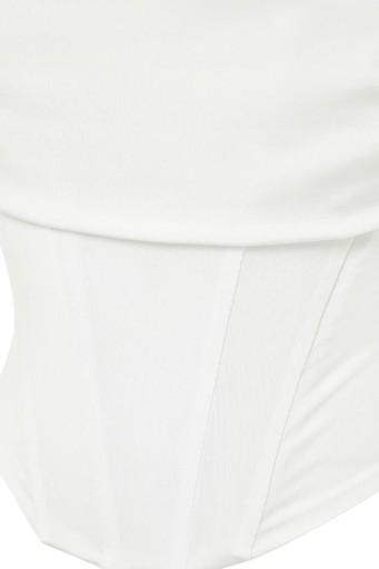TRENDYOL GORSET Z FISZBINAMI BIAŁY 34 0RA
