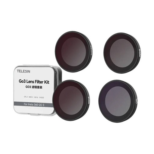 Набор из 4 фильтров Telesin CPL/ND8/ND16/ND32 для камеры Insta360 GO3