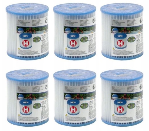2 X Filtr Filtry Pompy Basen Wkład Filtracyjny Filtrujący INTEX typ H 29007