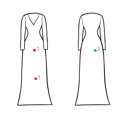 MATERNITY SUKIENKA SATYNOWA CIĄŻOWA 42 1VAG