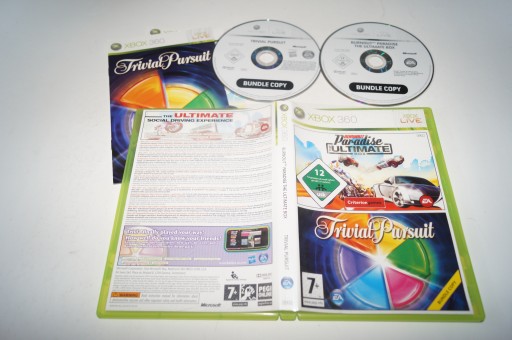 Burnout Paradise Ultimate Box Trivial Pursuit X360