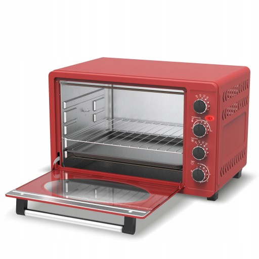 RETRO PIEKARNIK 2000 W TERMOOBIEG+ROŻNO 45L