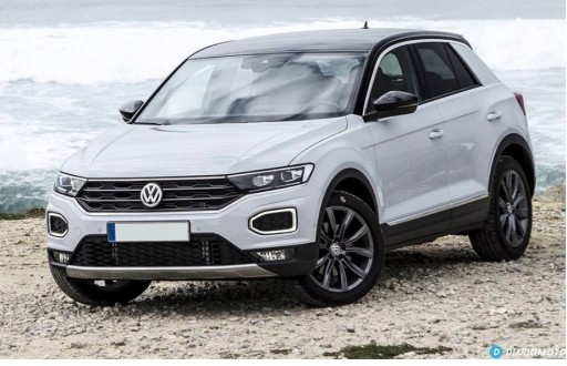 VOLKSWAGEN T-ROC listwa lewa zderzaka CHROM