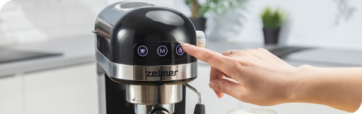 ZELMER ZCM7295 ЧЕРНАЯ КОФЕМАШИНА Палермо 1350Вт