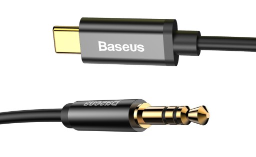 ВСПОМОГАТЕЛЬНЫЙ КАБЕЛЬ BASEUS USB-C TYPE-C, АУДИОКАБЕЛЬ С МИНИ-ДЖЕКОМ 3,5 ММ, ДЛИНА 1,2 М, 120 СМ