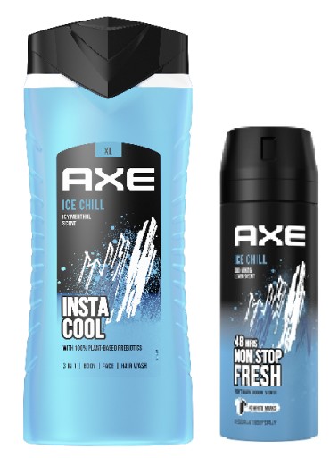 Гель Axe и дезодорант Ice Chill в наборе Морозная свежесть для мужчин