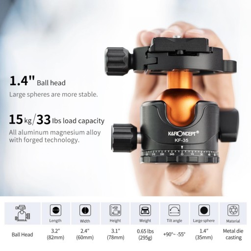Штатив K&F Concept Tripod Traveler M1 НОВИНКА!