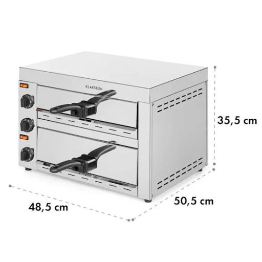 Vesuvio II ПЕЧЬ ДЛЯ ПИЦЦЫ, 2-КАМЕРНАЯ, 2260 Вт, 300 ГРАДУСОВ