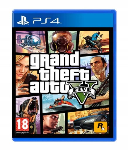 Игра GRAND THEFT AUTO V GTA 5 Польская версия GTA 5 PS4 PL