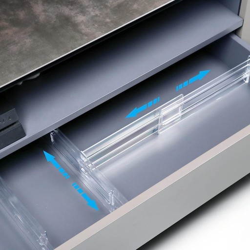 8X ORGANIZER DO SZUFLADY SZUFLAD PRZEGRÓDKA SEPARATOR PRZEGRODY PLASTIKOWE