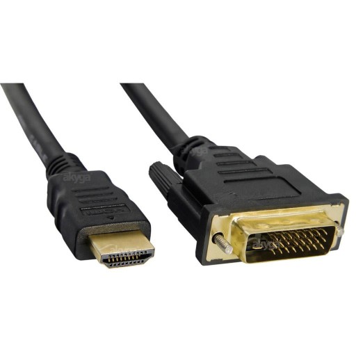 Kabel Akyga AK-AV AK-AV-11 (DVI-D M - HDMI M;